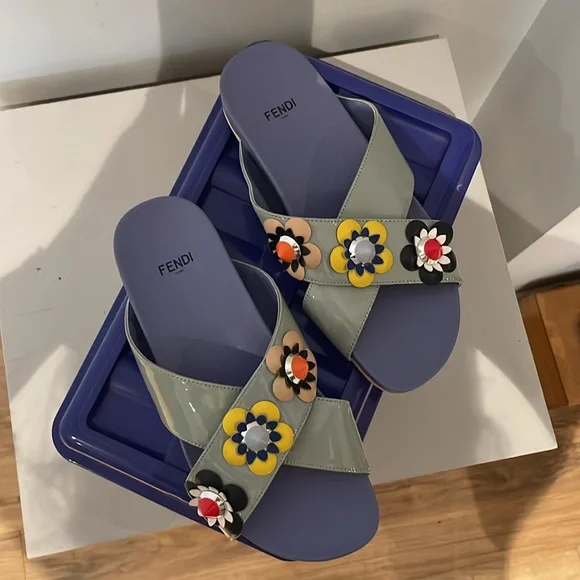 Fendi Flowerland Slides - Size 36 - Picture 3 of 14